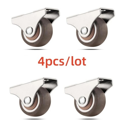Small fixed caster wheels - fixed,