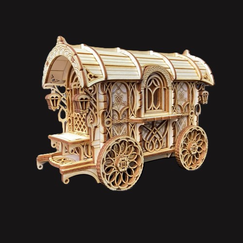 Laser cut wooden - laser, celtic