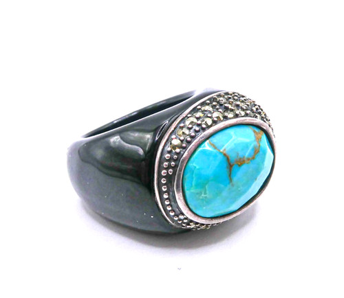 Sterling silver faceted - silver,
