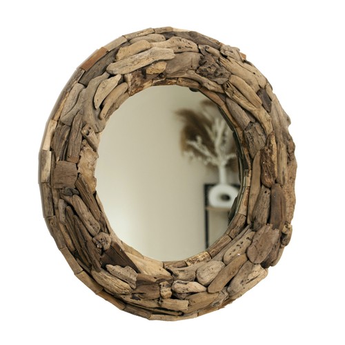 Teak root round wall - teak,
