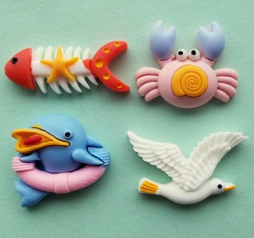 Resin flat backs - resin, nautical