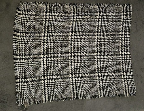 Black white checked - black,