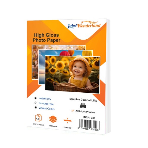 Sheets high gloss photo - 50,