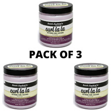3 X AUNT JACKIE'S CURL LA LA DEFINING CURL CUSTARD 15OZ FOR CURLY, WAVY HAIR