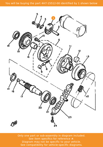 Yamaha gear idler - gear,, 1