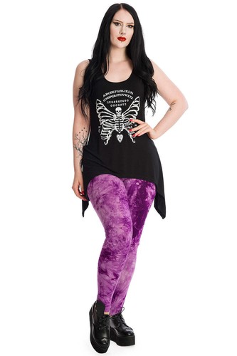 Skeleton wings top banned - skeleton,