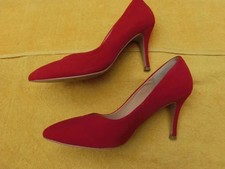 Red Faux Suede Roberto Vianni