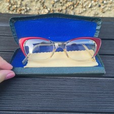Rare vintage 1950's/1960s cats eye red ladies womens spectacles glasses 