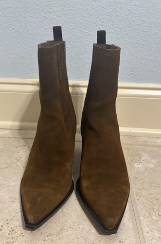 Suede cowboy ankle - suede,