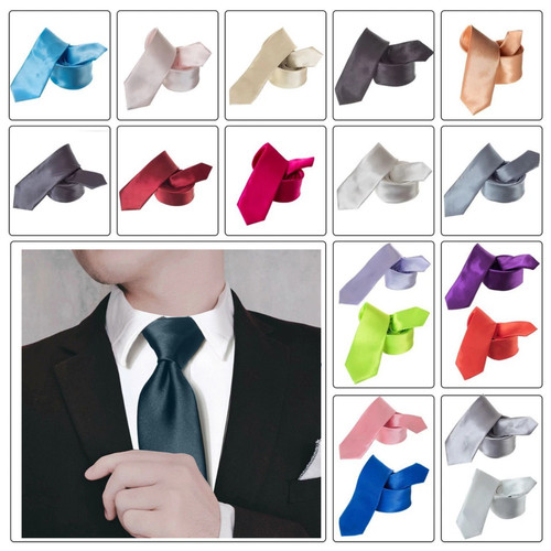 Mens premium silk - satin, solid