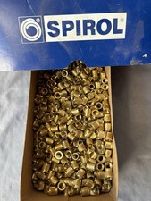 SPIROL 51/312 -18 . 375 Brass Inserts Plastic Reinforcement Threaded Insert