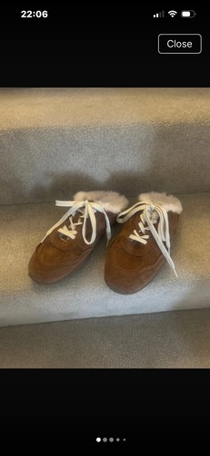 Zara trainers faux fur - faux, lining