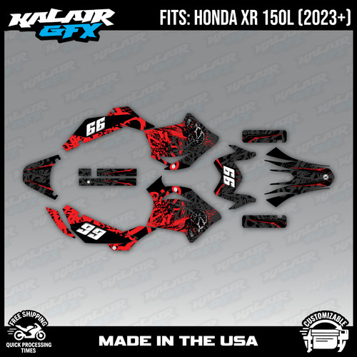Graphics decal kit for honda - decal,