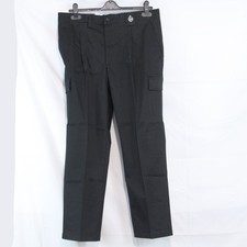 Genuine Surplus Spanish Prison Guards Trousers Combats Pants Black (3636)
