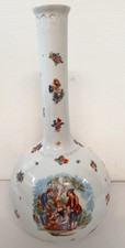 Porcelain vase long - vase,