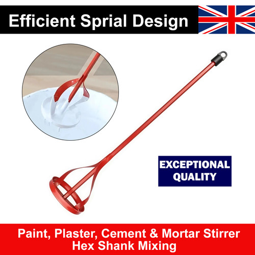 Red drill mixer - drill, paddle