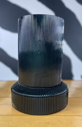 Large dark green ribbed - dark,