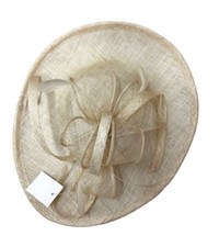 Women Large Headband Fascinator Clip Oval Design On Wedding Ladies Day Ascot Hat