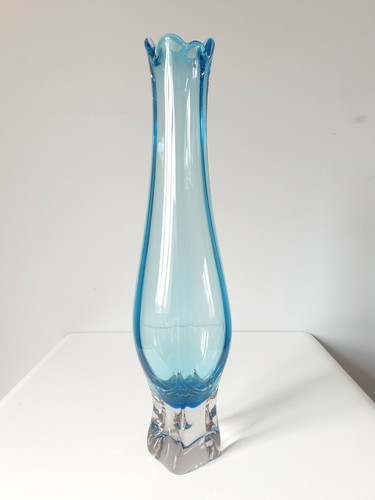 Vintage large glass vase light - large,