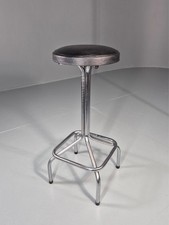 Vintage 1980s Bar Sttol Chrome