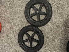 2x (Pair) Bugaboo Cameleon 3 Foam Rear Wheels: 2x Replacement Back Tyres & Axles