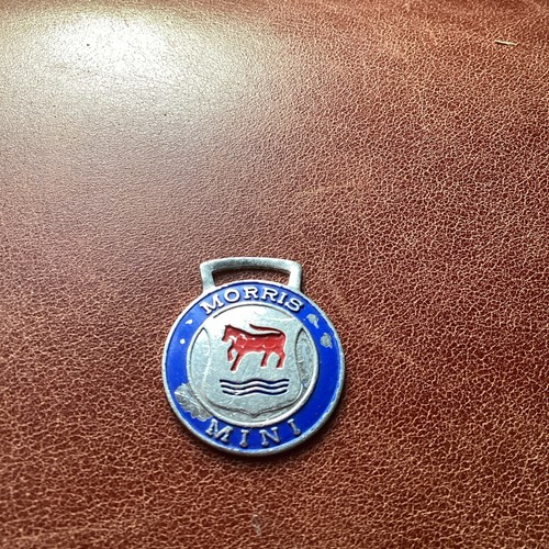 Mini morris car fob - mini, enamel