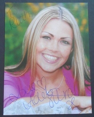 Adele silva hand signed photo - silva,
