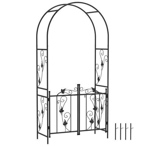Outsunny 17m steel garden - 2.17m,