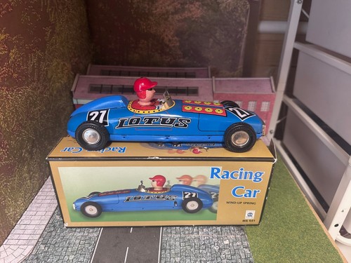 Tin plate lotus racing car - tin,