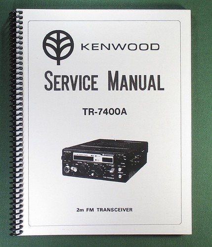 Kenwood 7400 service - kenwood, tr-7400