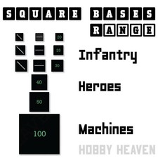 Wargaming square bases full - wargaming,