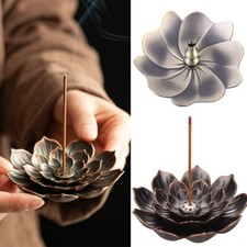 Alloy Incense Burner Buddha Copper Cone Plate Stick Tower Holder Bowl Home Decor