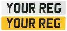  Pair of Premium Quality MOT Road Legal Car Van  Reg Registration Number Plates