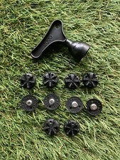 ECCO Golf Shoe Low Profile Spikes/Cleats Small Metal Thread