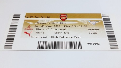 Ticket arsenal london - ticket,