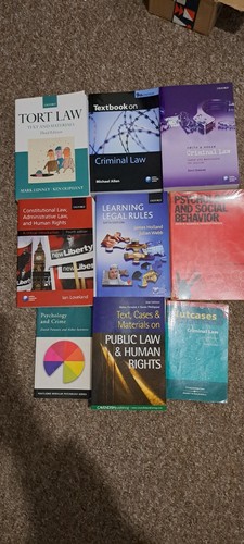 Law books bundle - law,