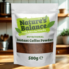 Instant Coffee Powder 1kg Rich & Smooth Blend with B Vitamins | Nature’s Balance