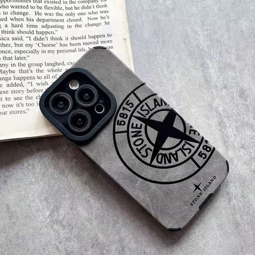 Trendy plush fur leather phone - trendy,