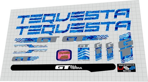 1990 tequesta decal set - tequesta,