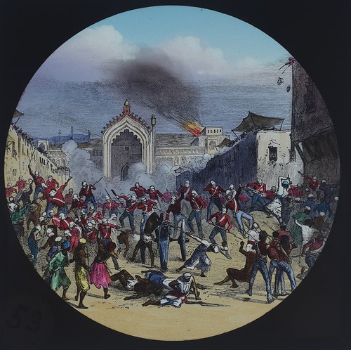 Battle with the rebels - battle,