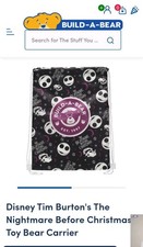 Build A Bear Halloween Jack & Oogie Carry Bag Nightmare Before Christmas BNWT 