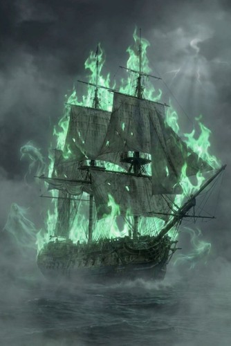 Ghost ship with - ghost,