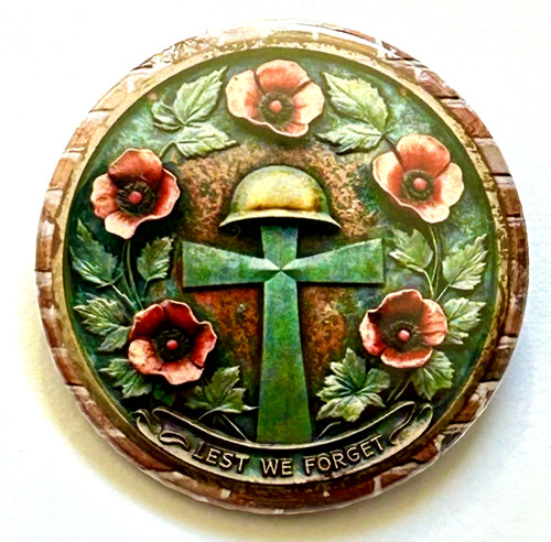 Lest forget button badge - lest,