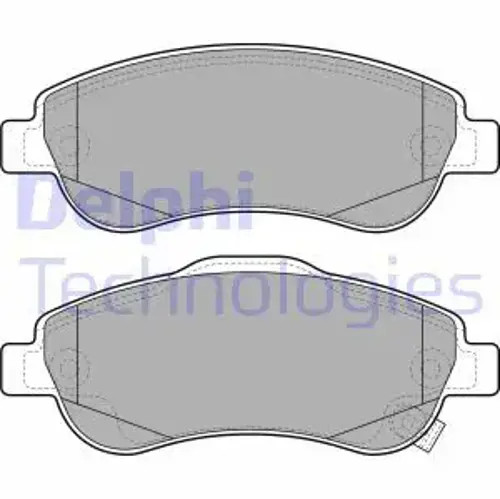 Brake pads low - low-metallic, lp2093