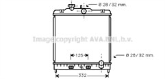 Spec ava radiator for - spec, honda