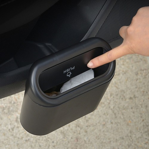 Car trash bin door - car,