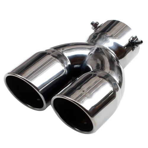Steel dual outlet car - steel, rear
