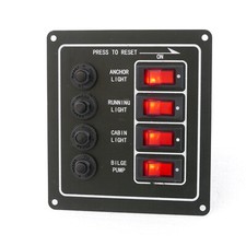 Boat Switch Panel, Rocker