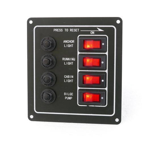 Boat switch panel - boat, rocker