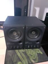 Pair of Sony SMS-1P Powered Near Field Studio Monitor Speaker System